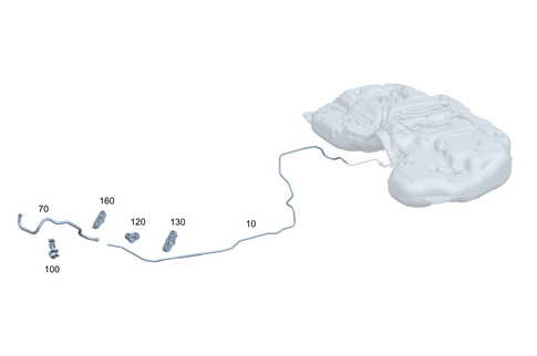 Fuel Lines, Gasoline Vehicles for 2022 Mercedes-Benz GLE580 #0