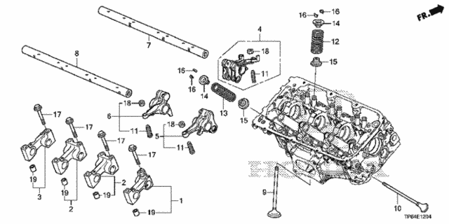 Valve - Rocker Arm (RR.) (V6) (2) for 2015 Honda Crosstour #0
