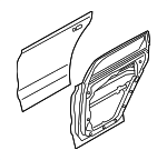 77004S2000 - Body: Door Shell for Hyundai: Santa Fe Image