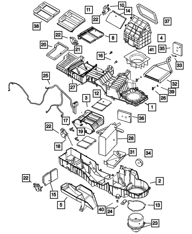 6101442 - Air Conditioning &amp; Heater: M6 X 1.00 U-nut for Mopar Image