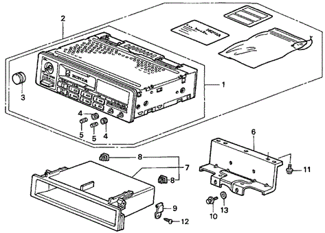 Radio for 1995 Honda Accord #0