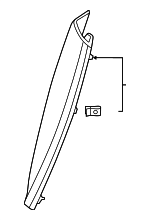 31469190 - Body: Lock Pillar Trim for Volvo Image