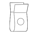 31389276 - Body: Seat Belt Guide Clip for Volvo Image