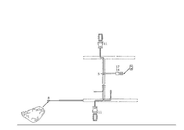 2085404206 - Electrical System: Wiring Harness for Mercedes-Benz Image image