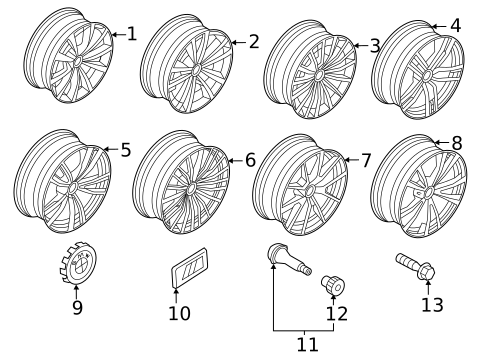 Wheels for 2023 BMW M850i xDrive Gran Coupe #0
