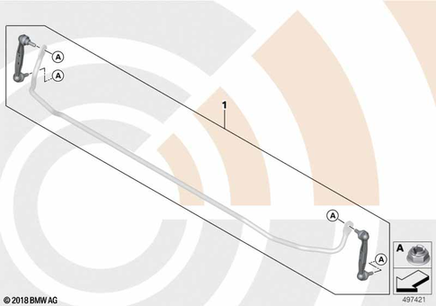 Rear Axle for 2019 BMW 228iX #1