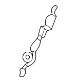 41145A67066 - Body: Inner Wheelhouse Holder for BMW Image