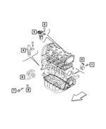 6510899AA - Electrical: Hex Flange Head Bolt for Mopar Image