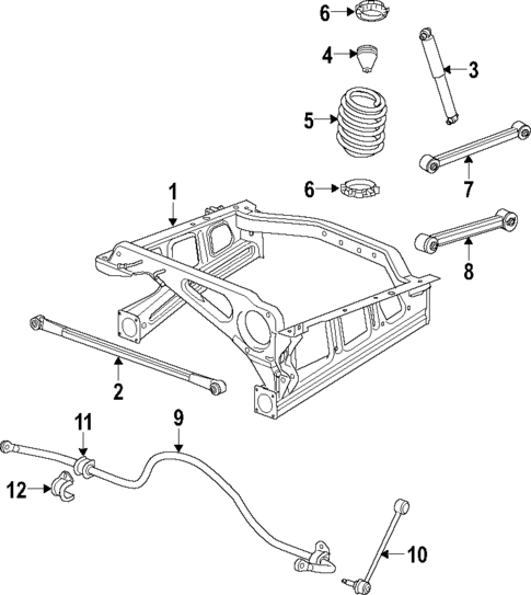 Rear Suspension for 2005 Jeep Grand Cherokee #1