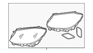 20519604 OEM Headlight Assembly - Clear, Bright Illumination | AutoNation Parts