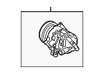 LR083480 - HVAC: Compressor for Land Rover: Discovery Sport, Range Rover Evoque Image
