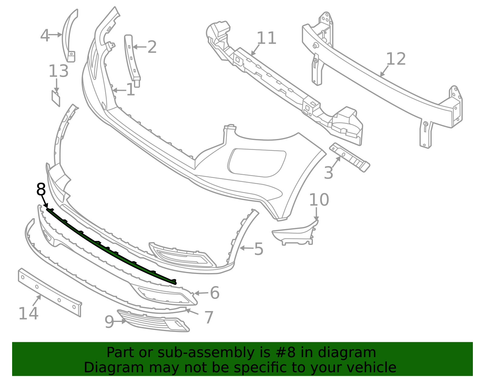 2020-2025 Hyundai Venue Molding 86569-K2000 | OEM Parts Online