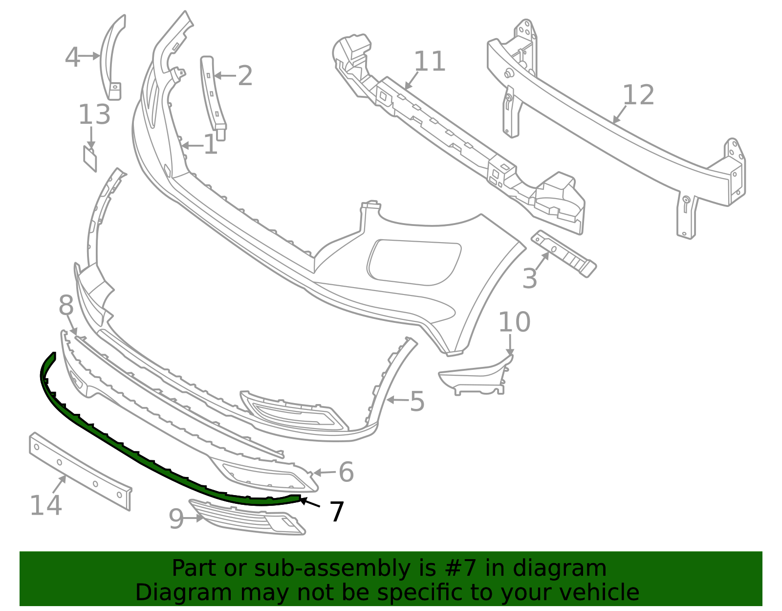 Genuine Lower Molding for 2020-2025 Hyundai Venue | Part