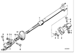 32311155522 - Steering: Universal Joint for BMW Image