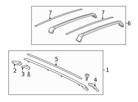 Luggage Carrier for 2010 Cadillac CTS #0