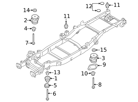 Frame & Components for 2015 Ford F-150 #5
