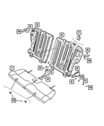 68656425AA - Interior Trim: Rear Seat Back Frame for Mopar Image