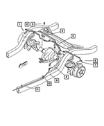 56027728AB - Service Brakes: Anti-lock Brakes Sensor, Right for Mopar Image