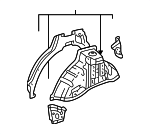 6160448901 - Body: Wheelhouse Assembly for Lexus: RX300 Image