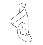 6164648010 - Body: Wheelhouse Assembly Gusset for Lexus: RX300 Image