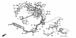 53720SM4A07 - Chassis: PIPE, RETURN (10MM) for Honda Image