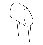 52105A59D79 - Body: Headrest for BMW: 228 xDrive Gran Coupe, X1, X2 Image