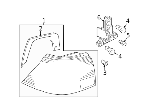 Tail Lamps for 2003 Volkswagen Jetta #0