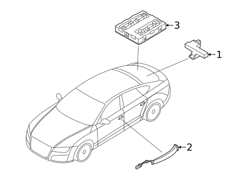 Keyless Entry Components for 2014 Audi A7 Quattro #0
