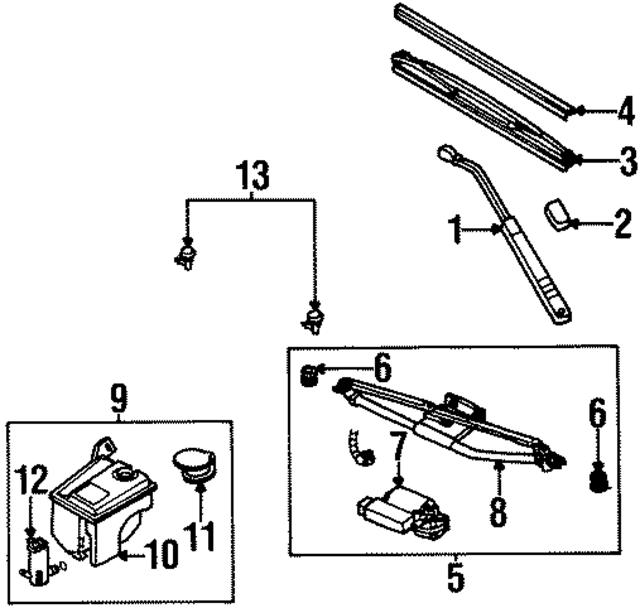 21302900 - : Wiper Arm for GM Image