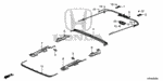 93500050100H - Interior/Bumper: SCREW, PAN (5X10) for Honda Image
