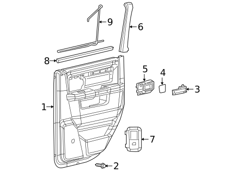 Rear Door for 2023 Ram 3500 #2