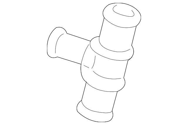Engine Coolant Reservoir Hose Adapter - Porsche (N-907-944-01)