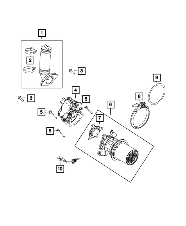 68301507AA - Emission Controls: Turbo Clamp for Mopar Image