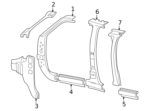 Rocker for 2004 Ford Excursion #0