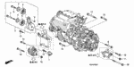 957011005508 - Engine: BOLT, FLANGE (10X55) for Honda Image