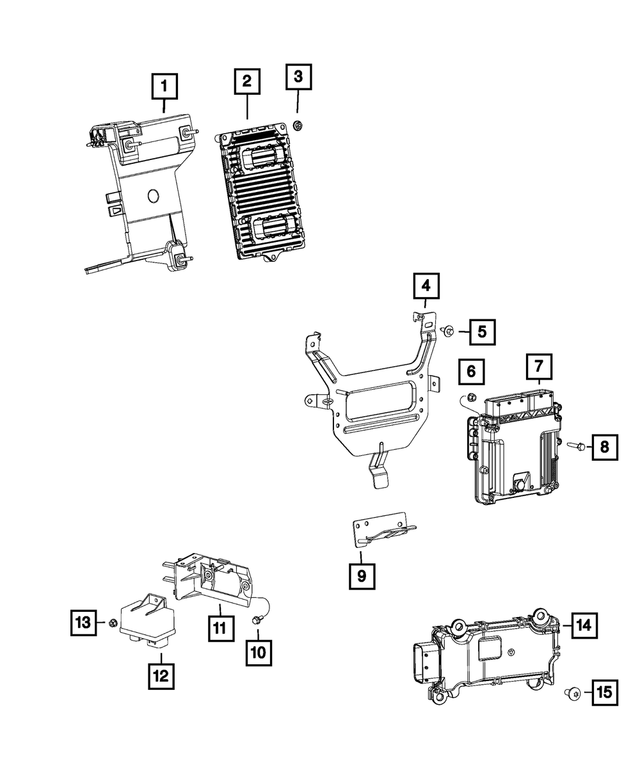68258531AB - Electrical: Engine Controller Module for Mopar Image