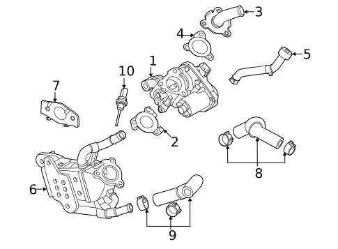 EGR System for 2023 Kia Sportage #0