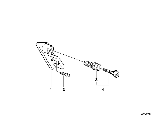 51252313962 - : Helmet Lock               for BMW-Motorrad Image