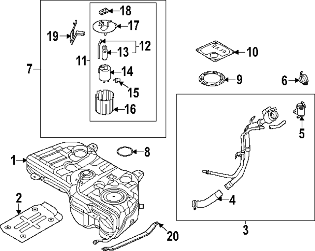 31112K5000 - : Fuel Filter for Hyundai Image