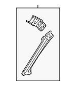 G62309MEMB - Body: Inner Windshield Pillar for Nissan: Versa Note Image