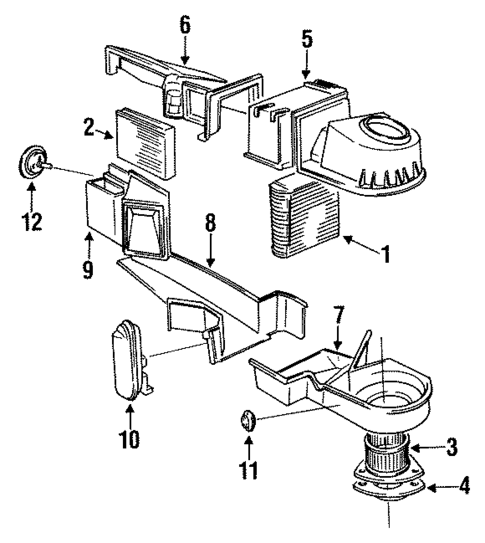 Heater for 1992 Volvo 940 #0