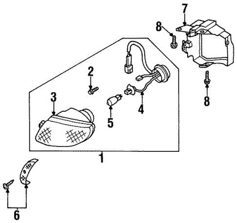 Fog Lamps for 1999 Nissan Sentra #0