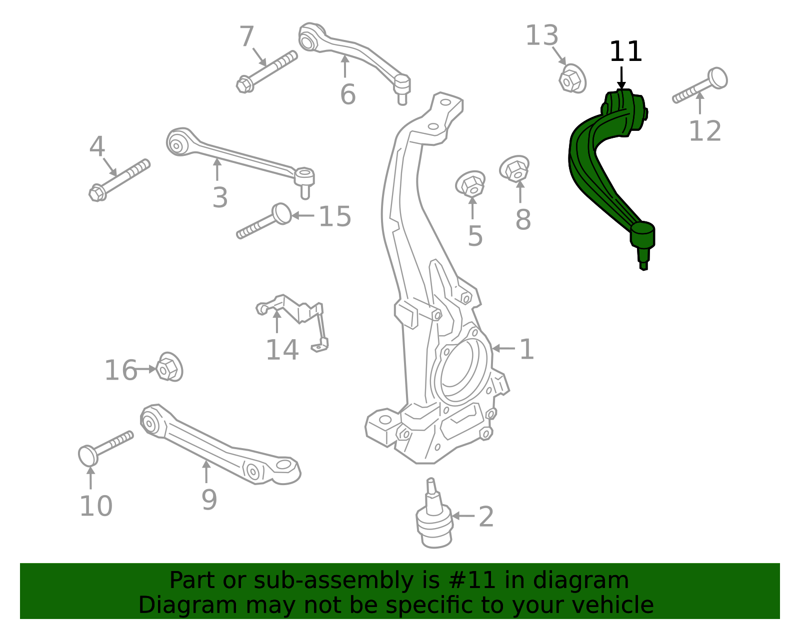 2019-2025 Porsche Cayenne Rear Lower Control Arm PAB-407-693 | OEM ...