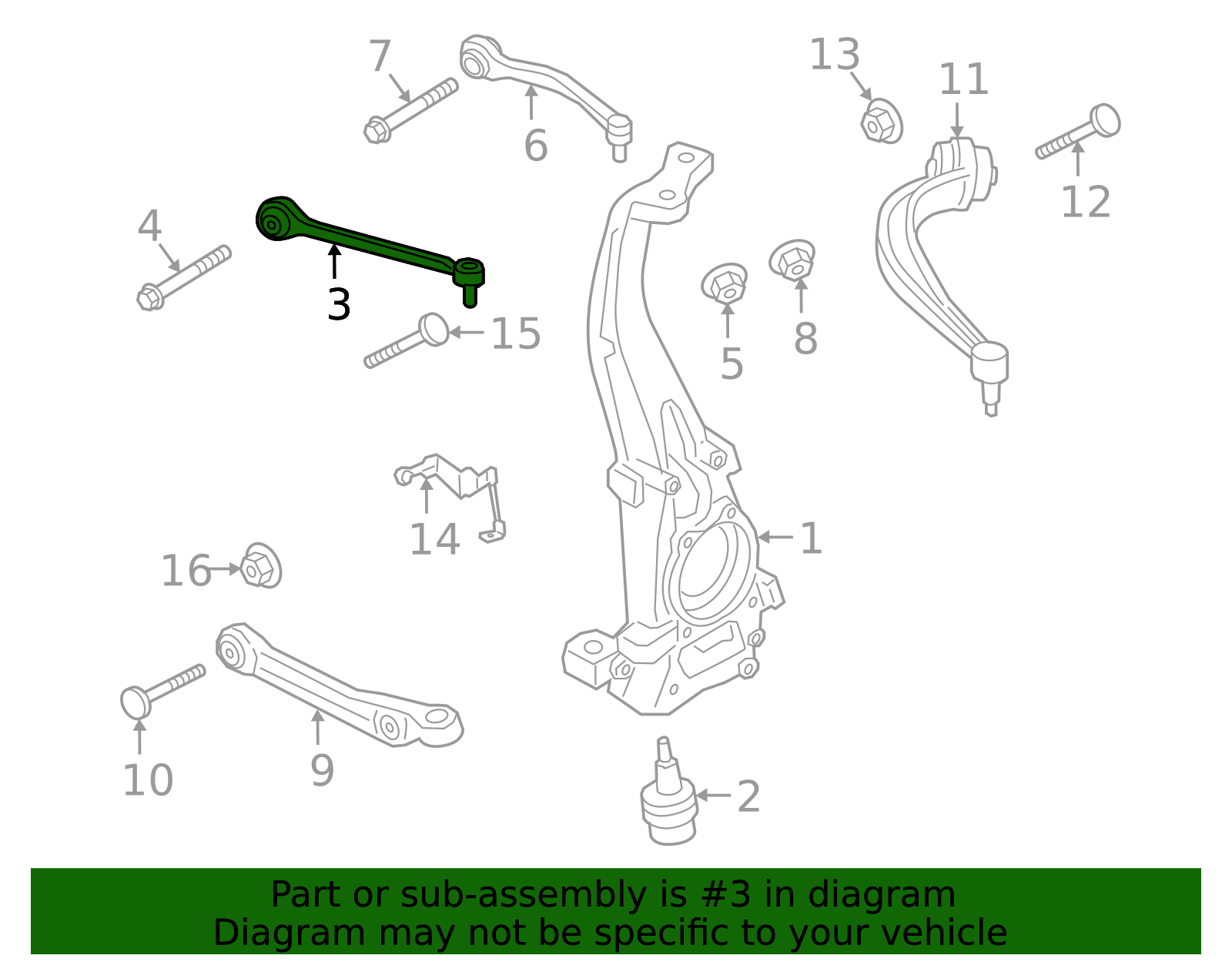 Upper Control Arm - Porsche (PAB-407-505)