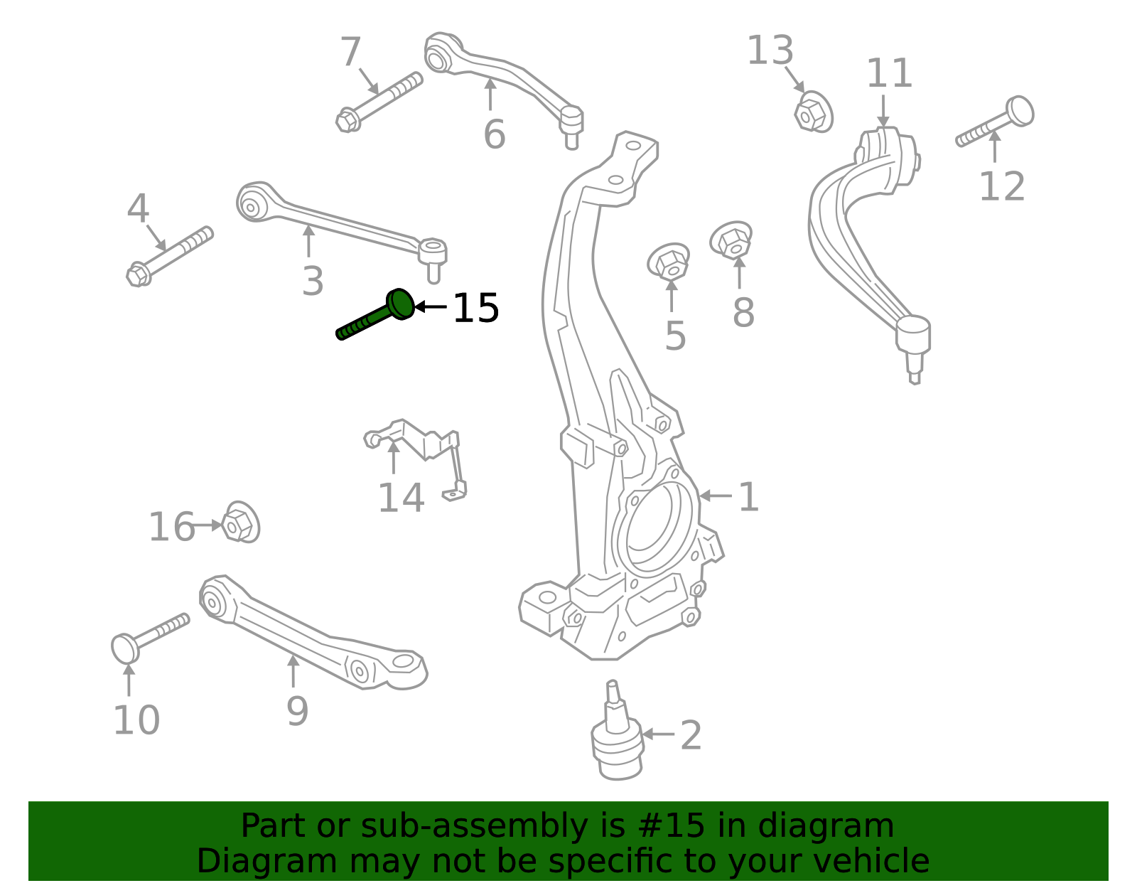 Suspension Ride Height Sensor Bolt - Porsche (N-909-995-02)