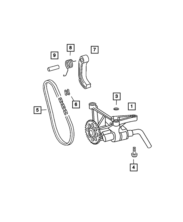 5080121AB - : Tensioner Arm for Mopar Image