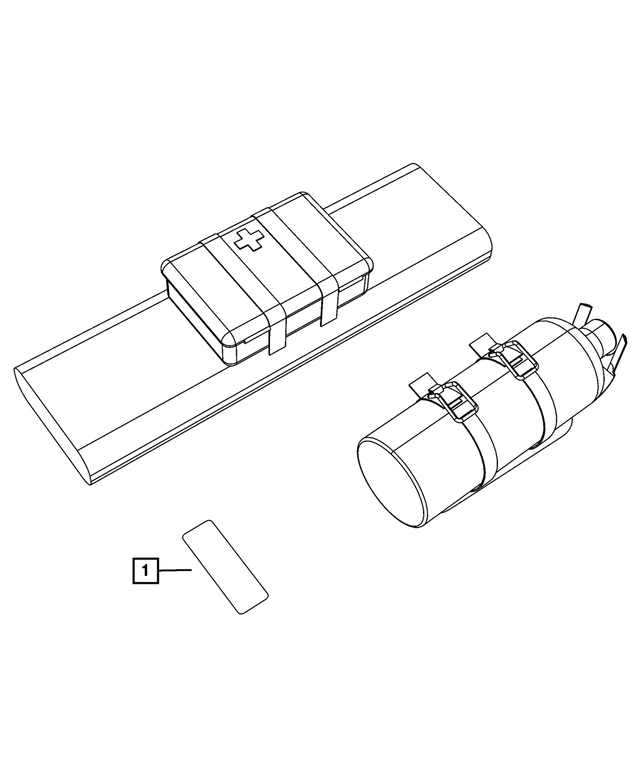 5056223AA - Labels: Fire-extinguisher Warning Label for Mopar Image