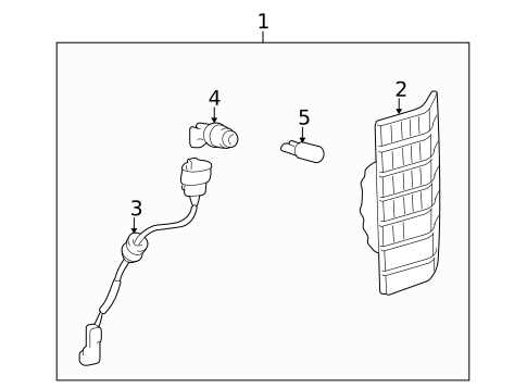 Bulbs - Chassis for 2005 Lexus LX470 #3