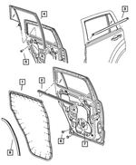 6104336AA - Doors, Door Mirrors and Related Parts: Hex Flange Head Screw for Mopar Image