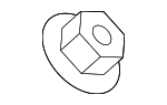 N91026201 - Body: Seat Belt Receptacle Nut for Porsche Image image